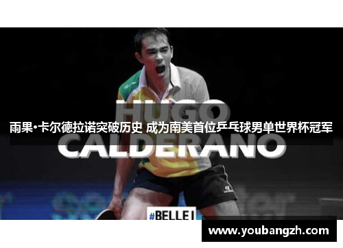 雨果·卡尔德拉诺突破历史 成为南美首位乒乓球男单世界杯冠军 雨果·卡尔德拉诺突破历史 成为南美首位乒乓球男单世界杯冠军